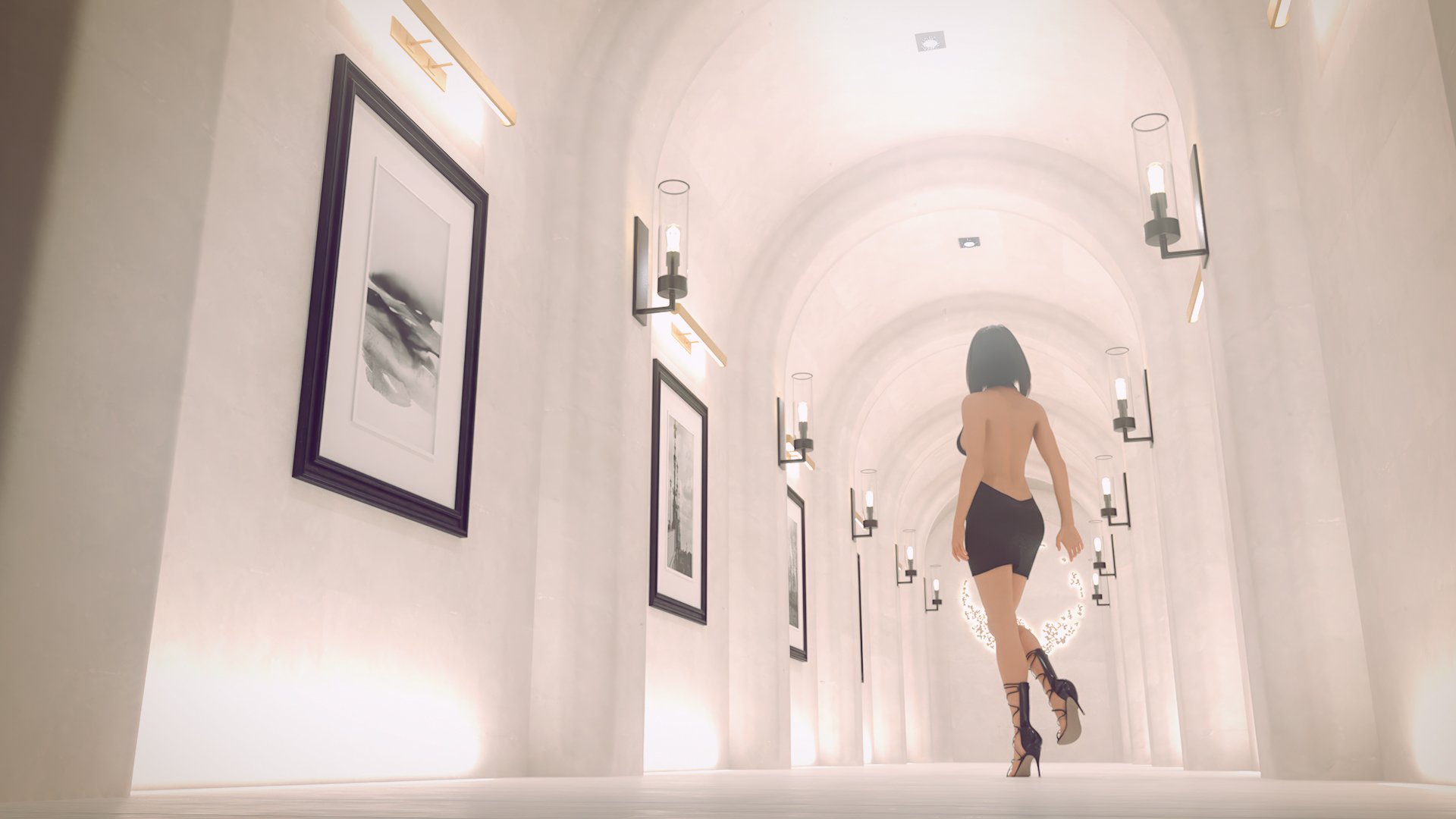 Polish Arch Gallery Hallway