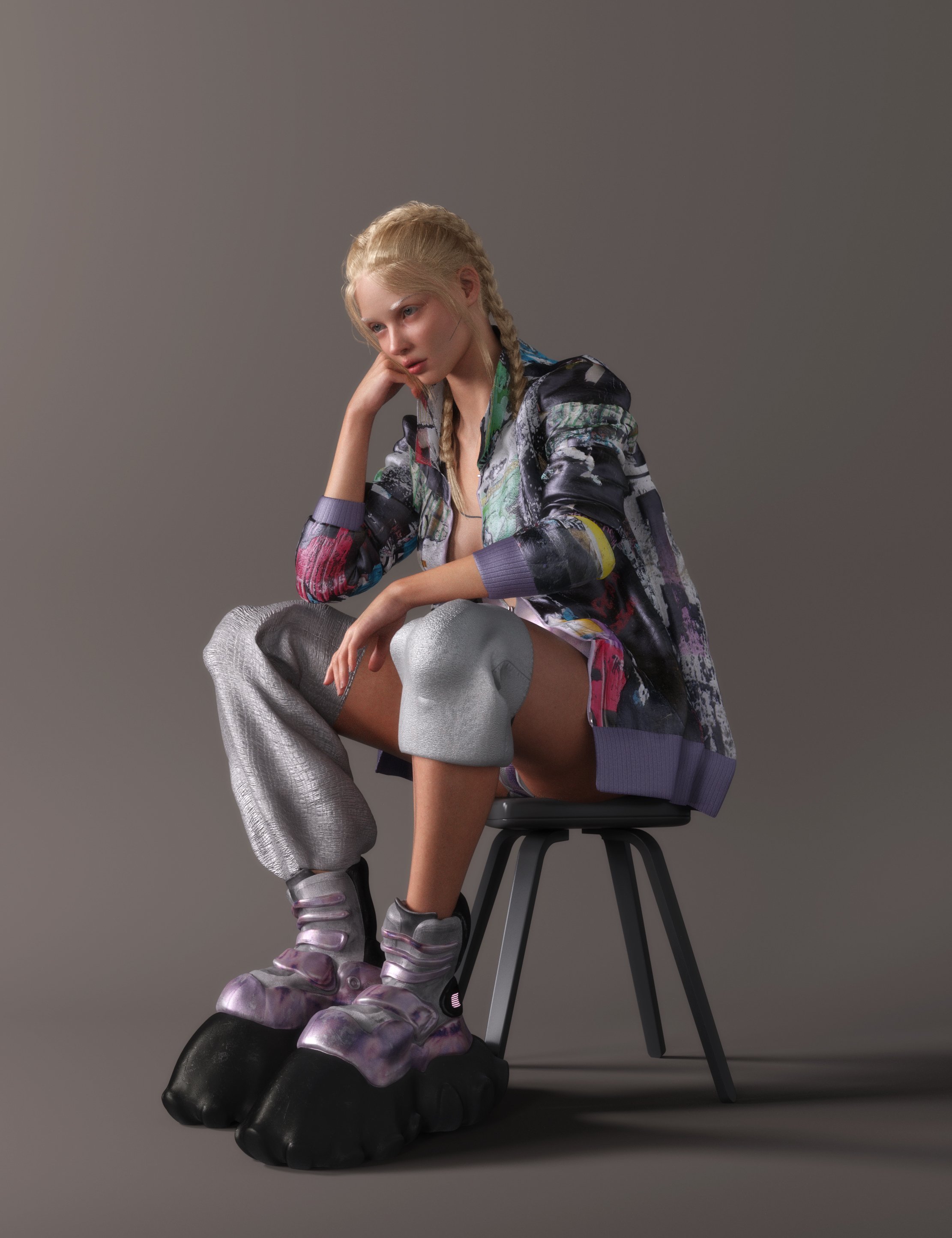 KLY Bootooth 08 Outfit for Genesis 9