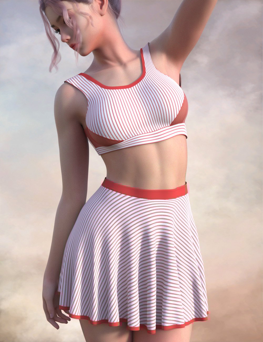SIC dForce Tracy for Genesis 9 by: Sisters In Chaos, 3D Models by Daz 3D