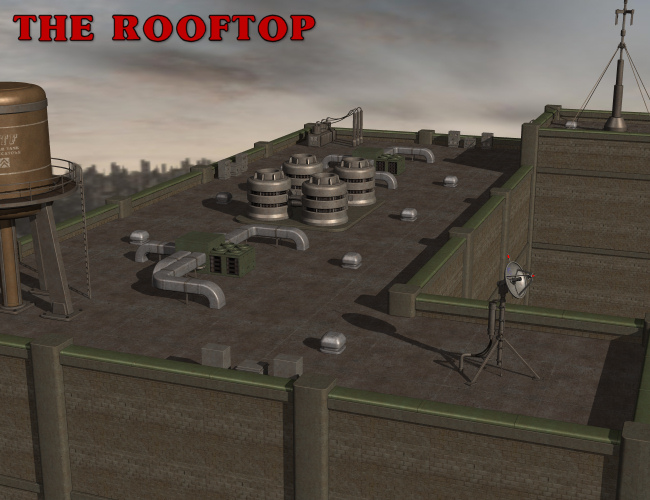 The RoofTop by: Nightshift3D, 3D Models by Daz 3D
