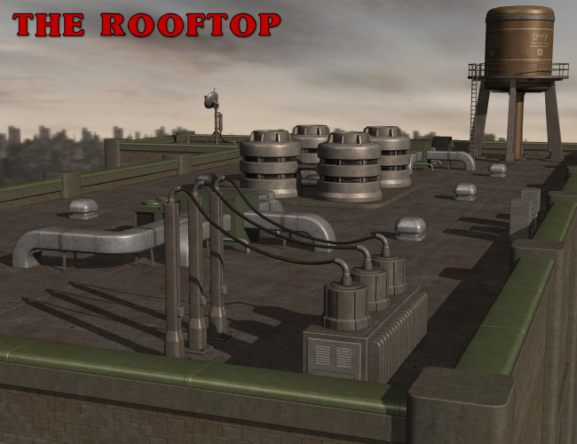 The RoofTop by: Nightshift3D, 3D Models by Daz 3D