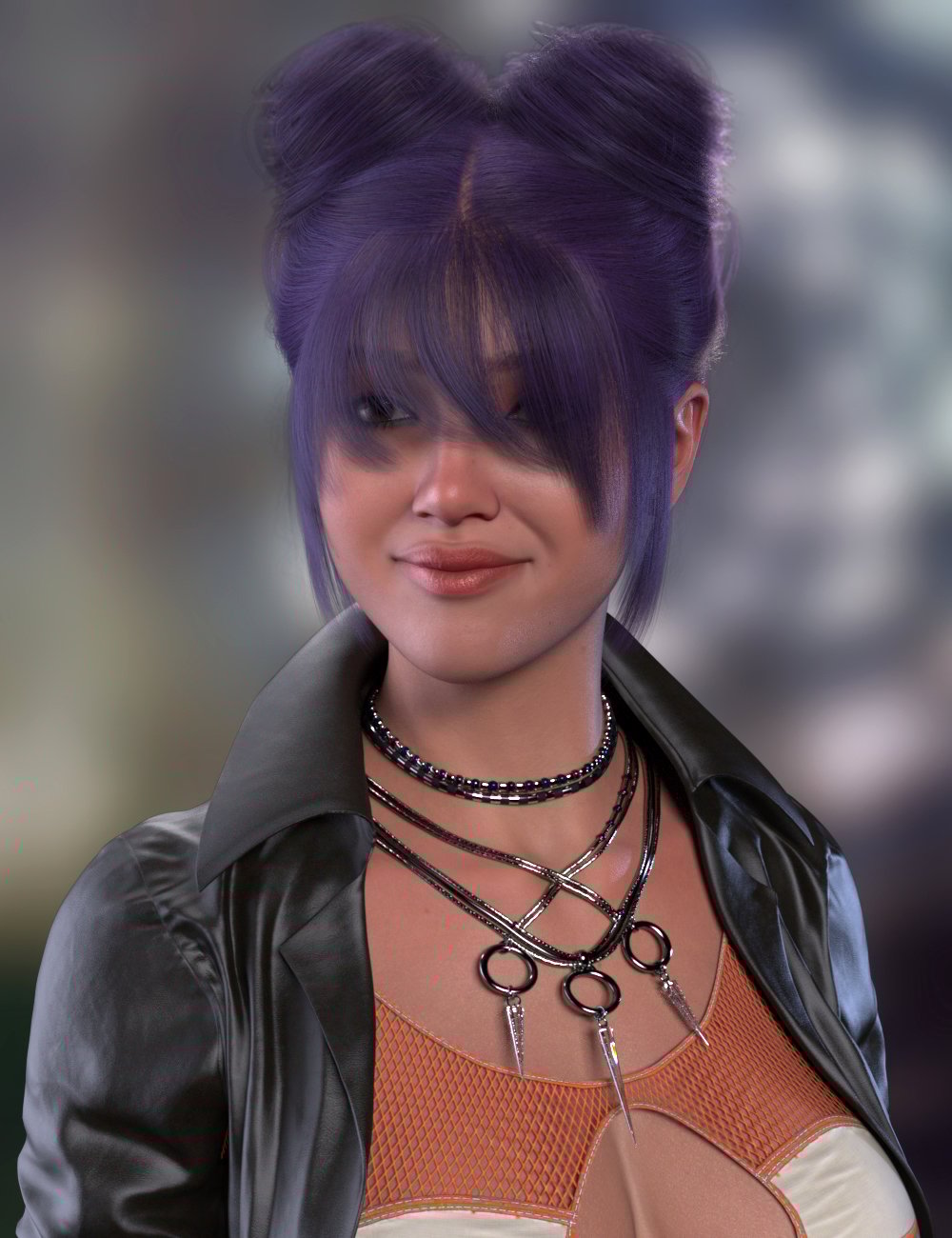 Sweet Buns Hair for Genesis 9