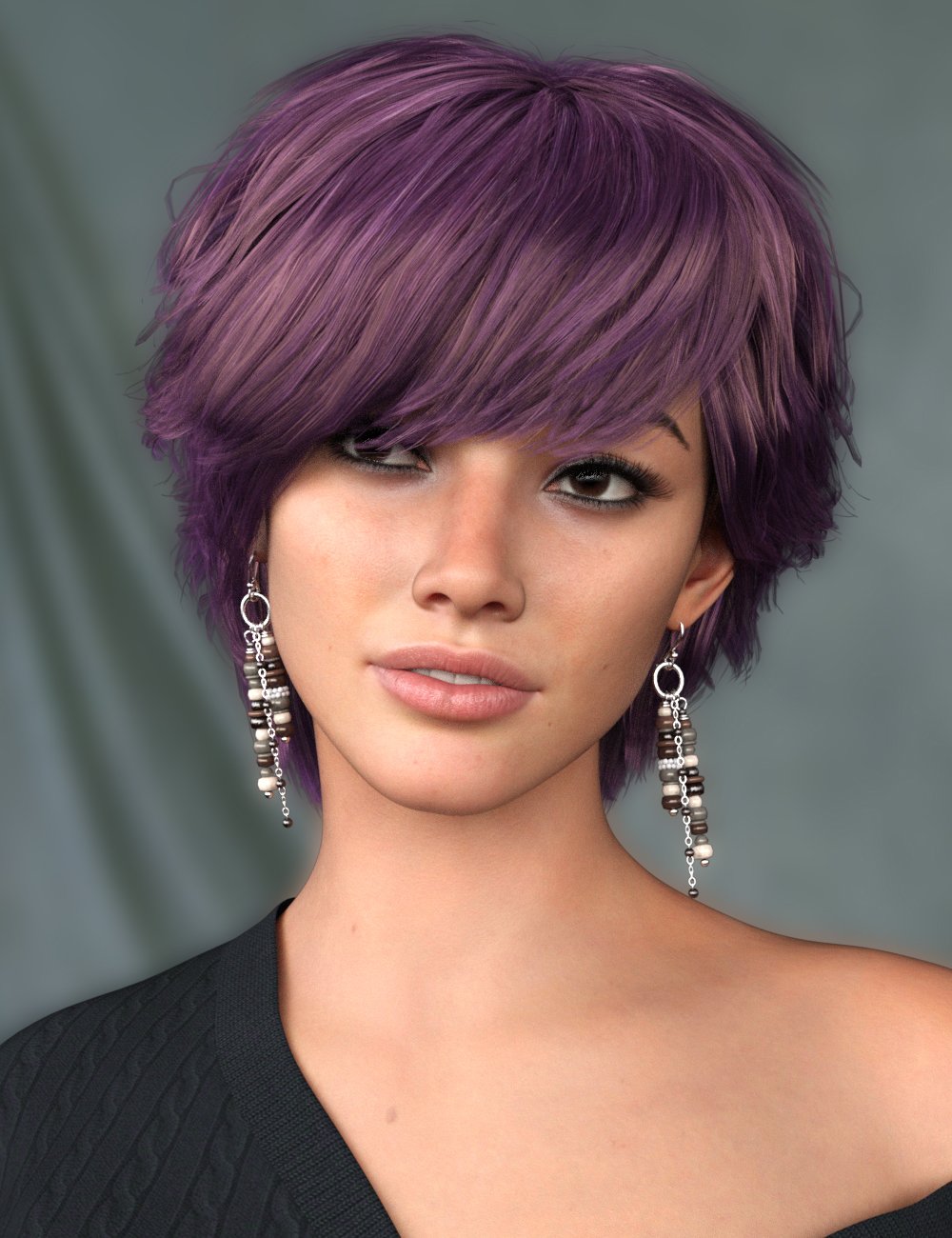 SWAM's Kay Hair for Genesis 9