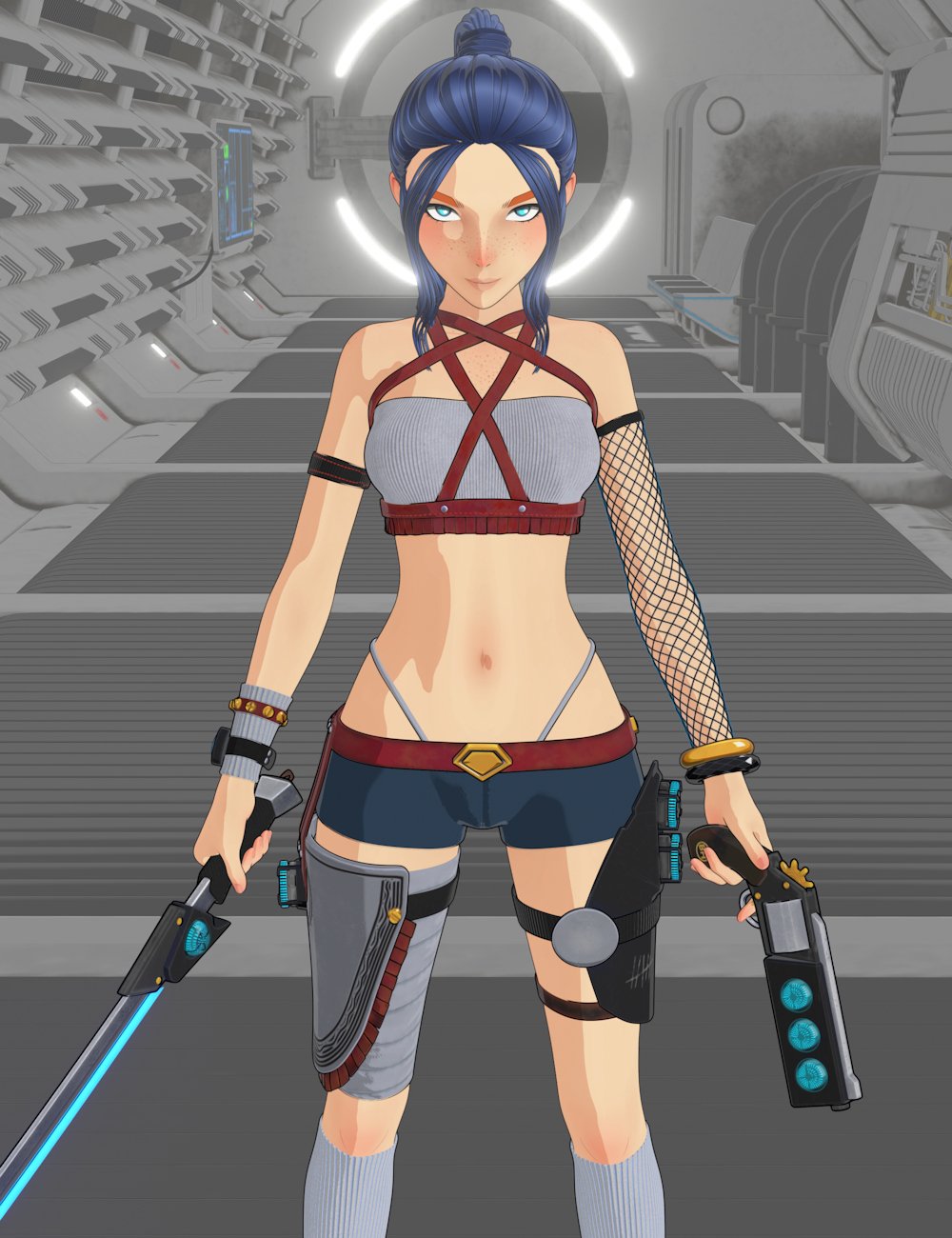 DTT Bounty Hunter Set for Genesis 9 by: devianttuna13, 3D Models by Daz 3D
