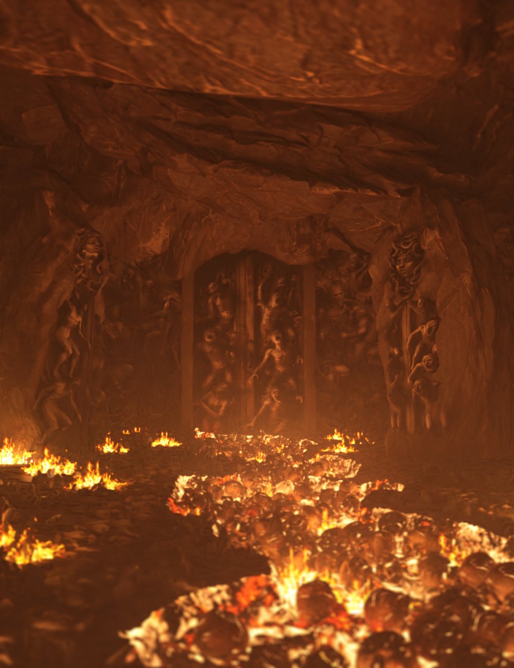 Gates Of Hell by: Digitallab3D, 3D Models by Daz 3D