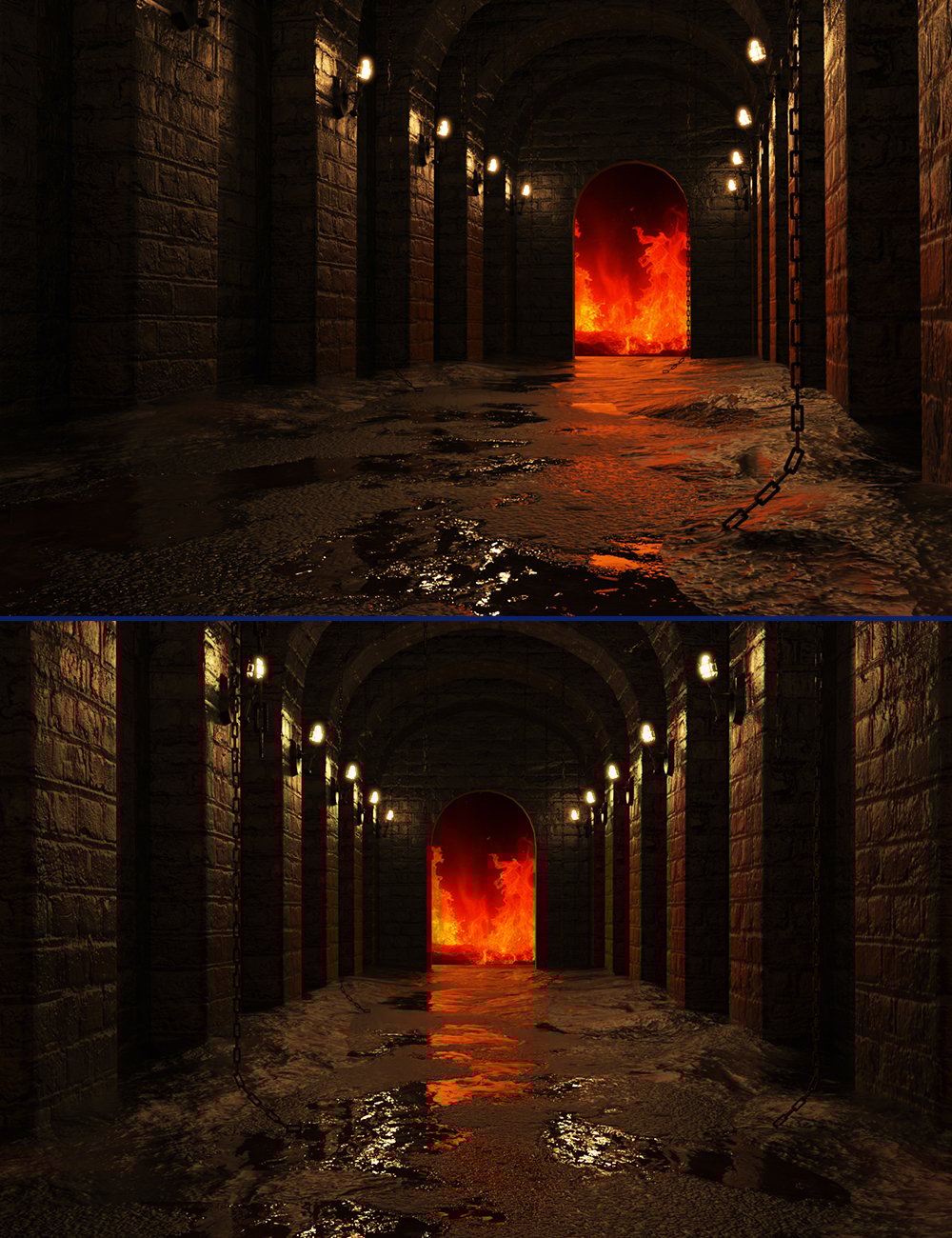 Hall of Pit Fire by: bituka3d, 3D Models by Daz 3D