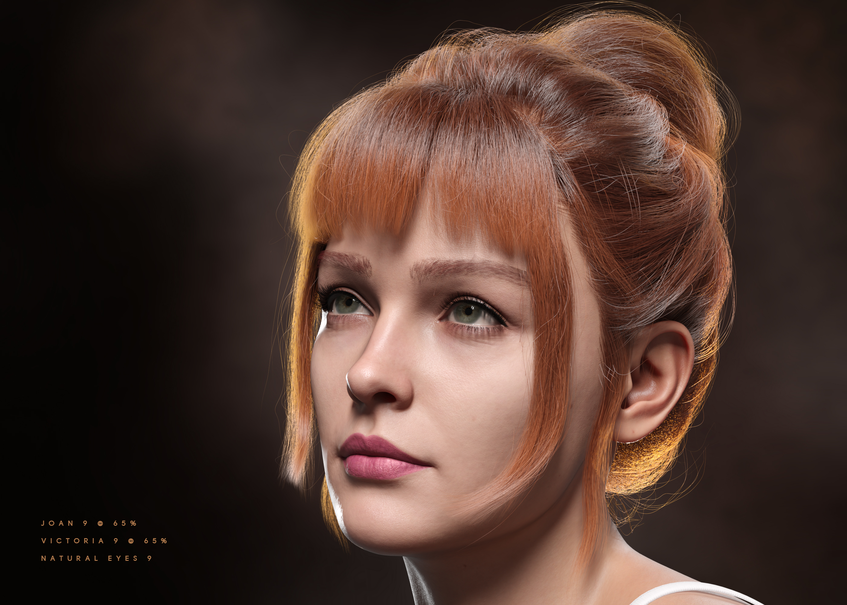 dForce Hot Mess Hair for Genesis 9