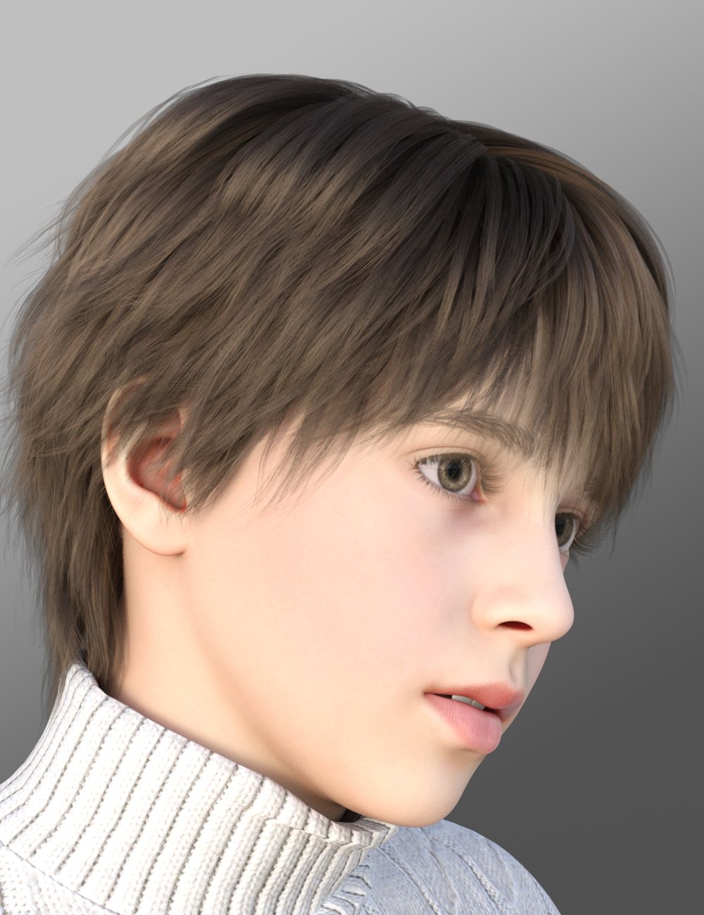 CNB Layered Short Hair for Genesis 9