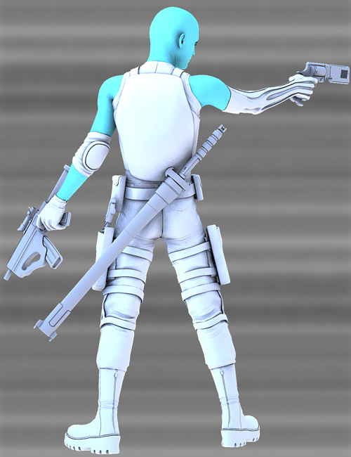 Cyberpunk for M4 by: ElorOnceDark, 3D Models by Daz 3D