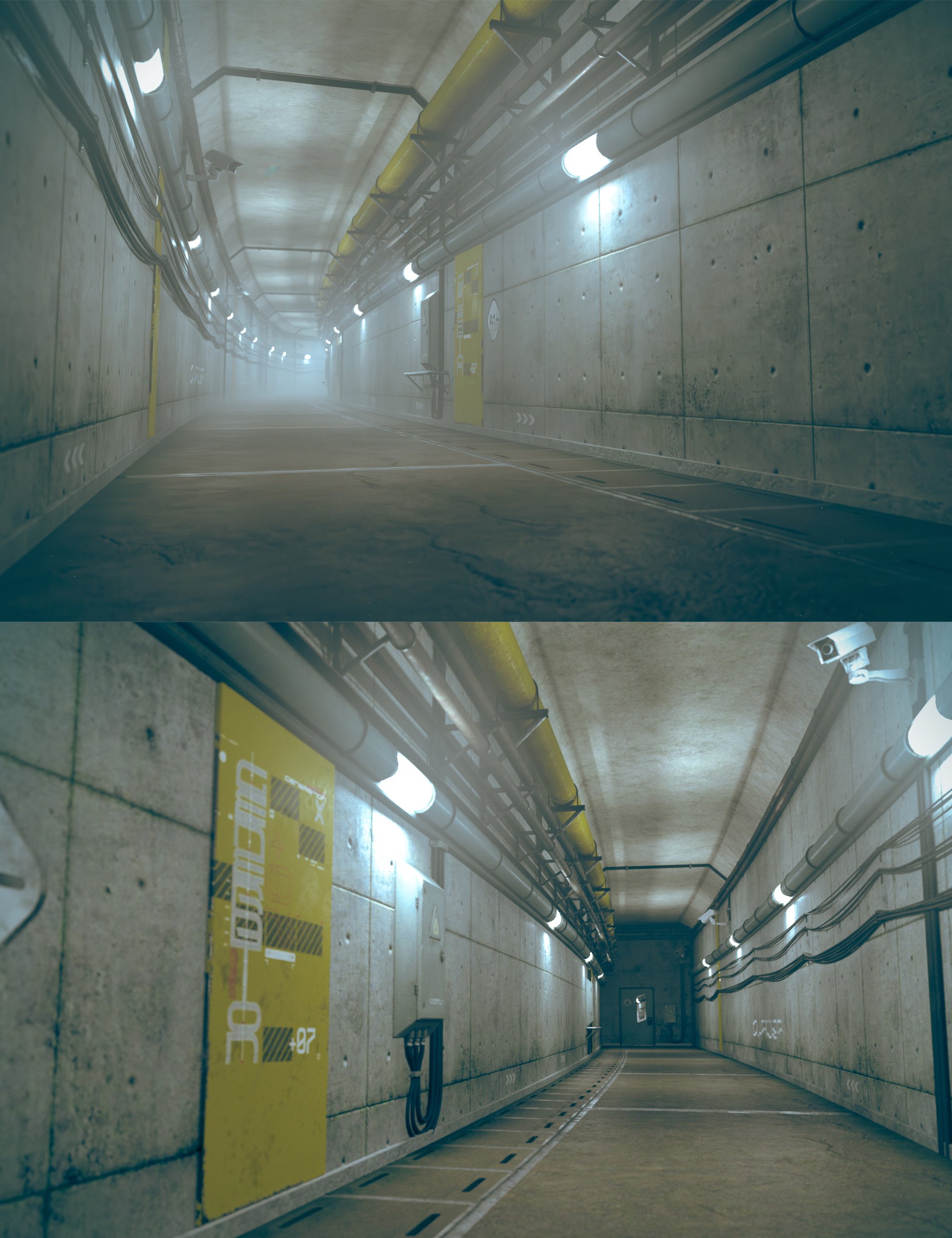 Polish Secret Base Tunnel by: Polish, 3D Models by Daz 3D