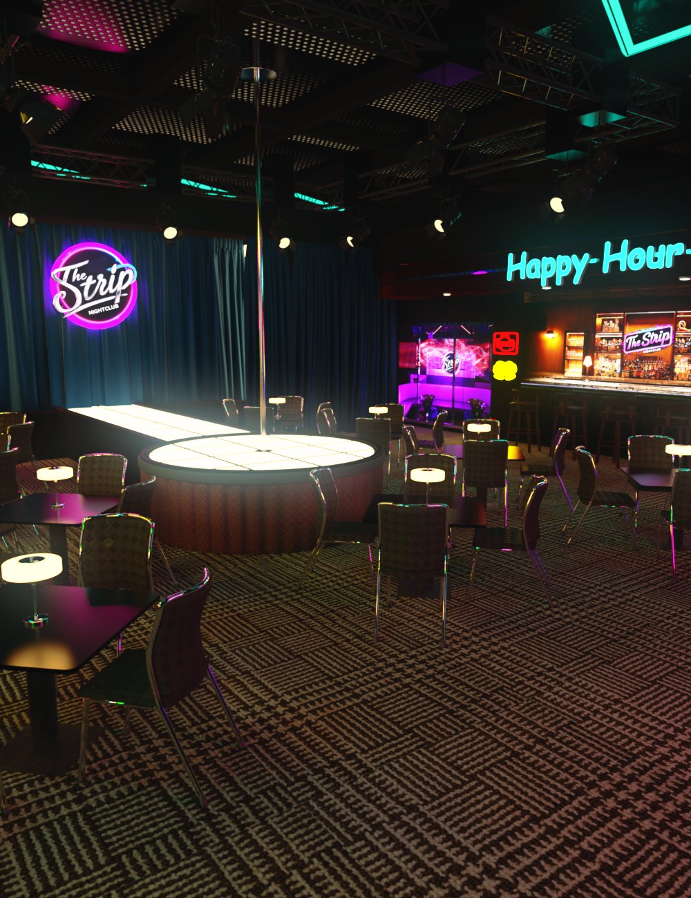 The Strip by: Digitallab3D, 3D Models by Daz 3D