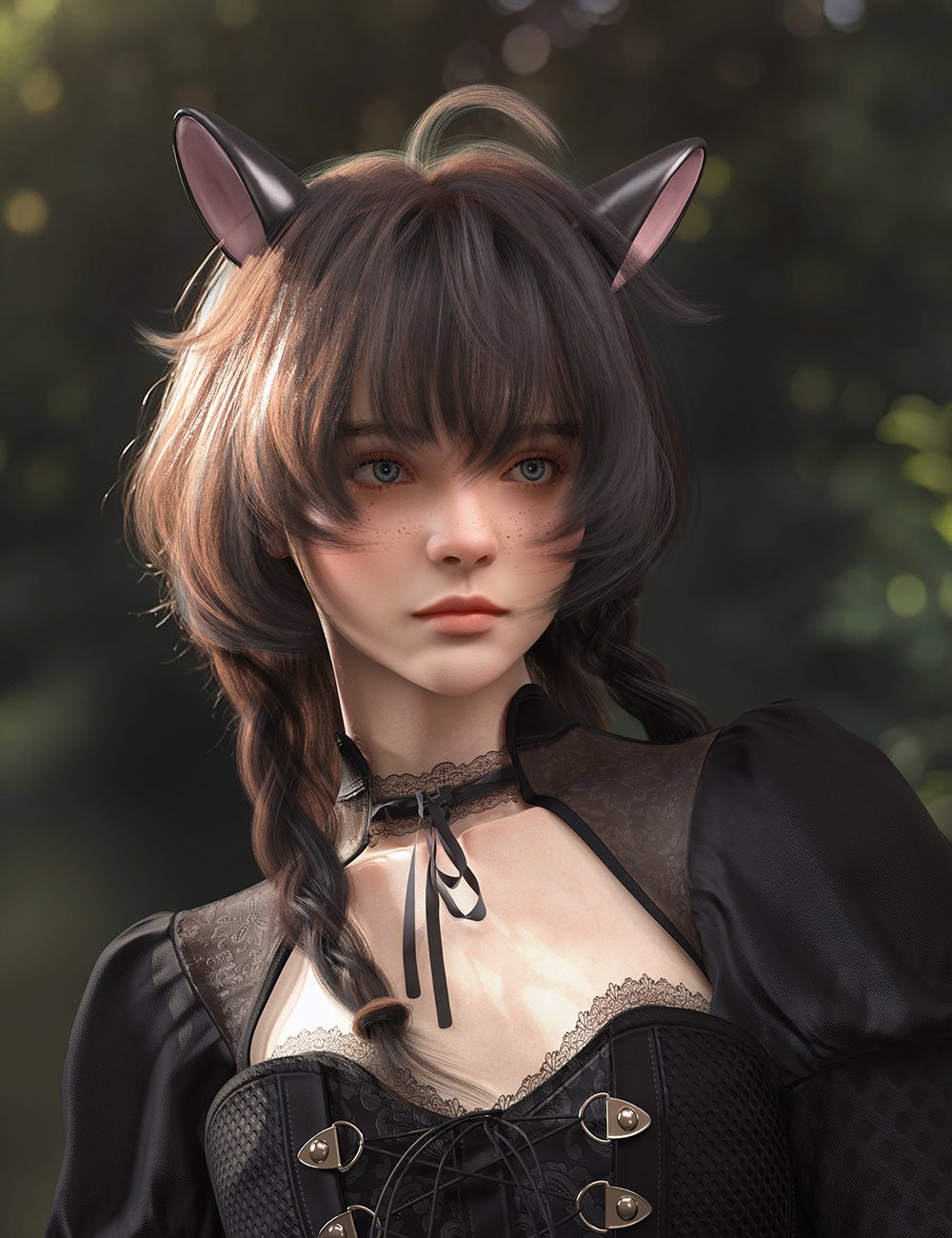 MB Fancie Hair for Genesis 9