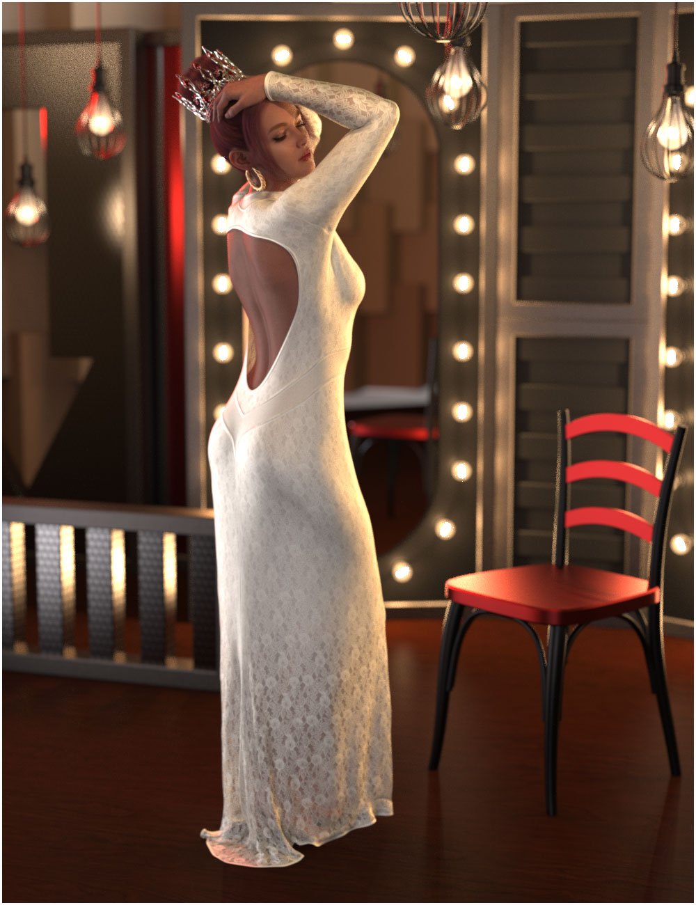 dForce BellaDonna for Genesis 9 by: PandyGirl, 3D Models by Daz 3D