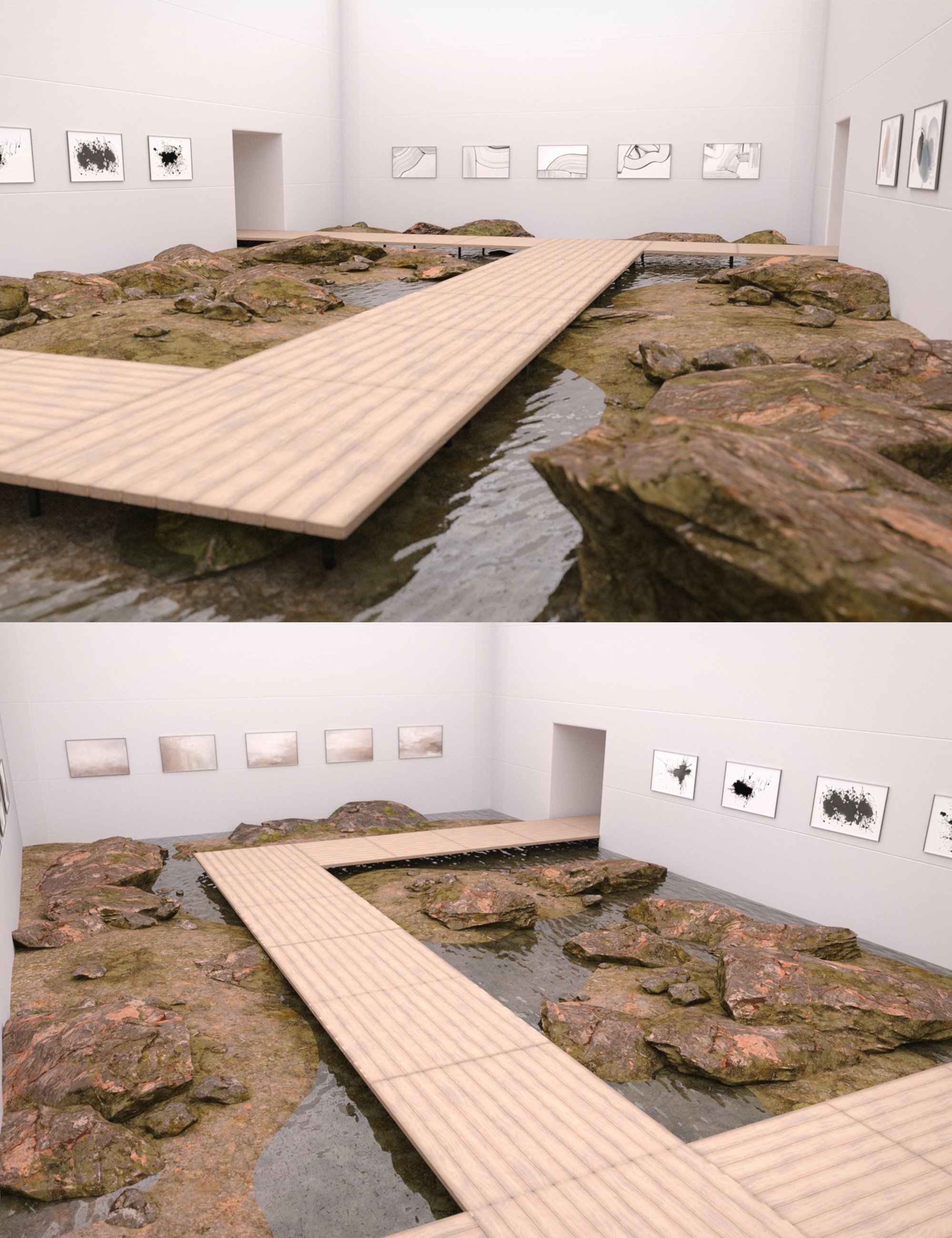 Polish Rocky Gallery Hall by: Polish, 3D Models by Daz 3D