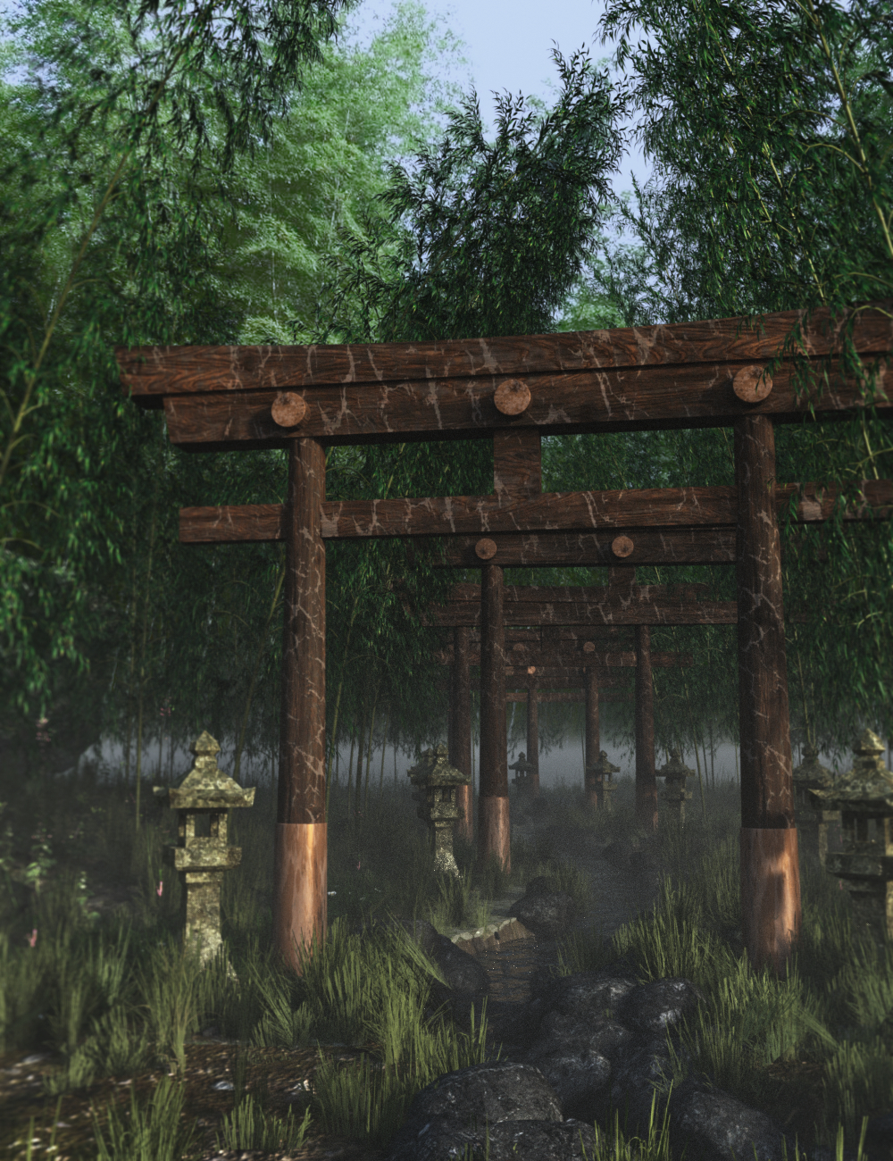 Kyoto's Emerald Maze by: kubramatic, 3D Models by Daz 3D