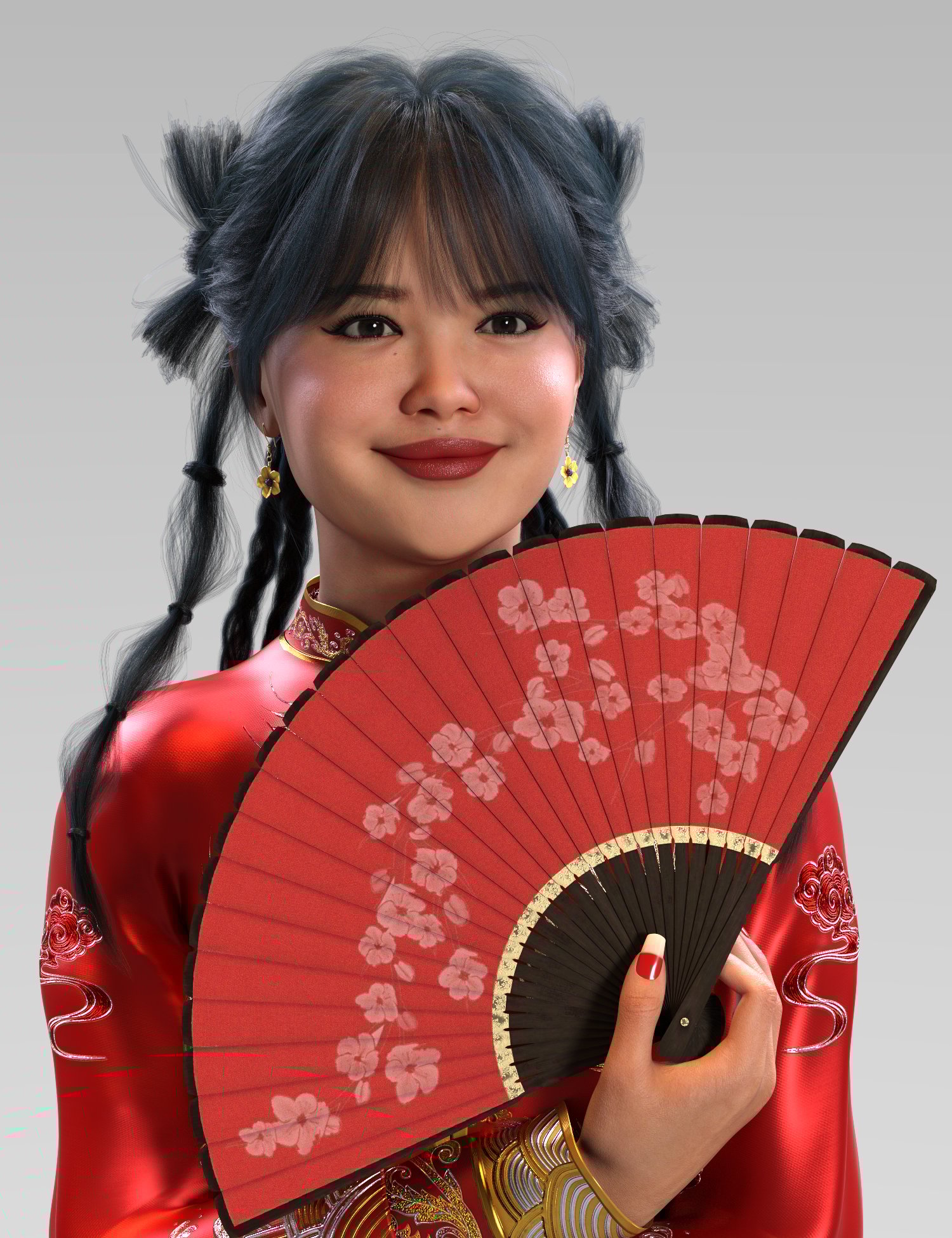 Daiyu for Genesis 9 by: Virtual_World, 3D Models by Daz 3D