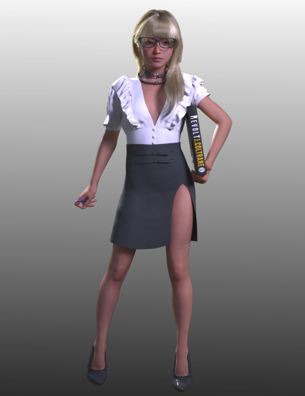 FG Everyday Librarian Outfit by: IronmanFugazi1968, 3D Models by Daz 3D