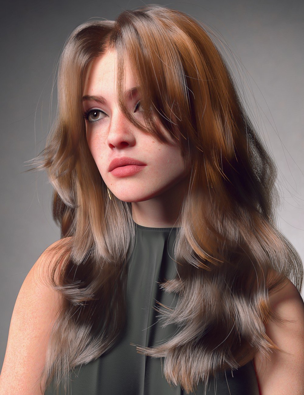 dForce CS Jasmine Hair for Genesis 9