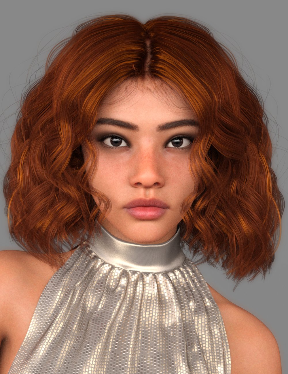 SWAM's Bliss Hair for Genesis 9 by: SWAM, 3D Models by Daz 3D