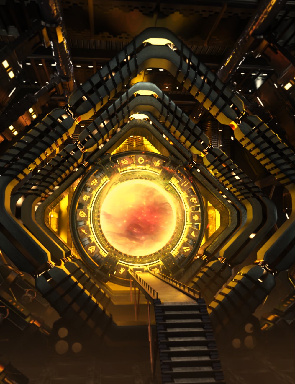 Cosmic Gate by: kubramatic, 3D Models by Daz 3D