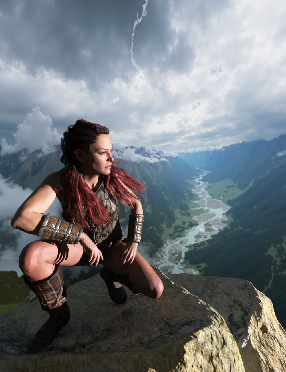 Hiking Poses for Genesis 9 by: dobit, 3D Models by Daz 3D