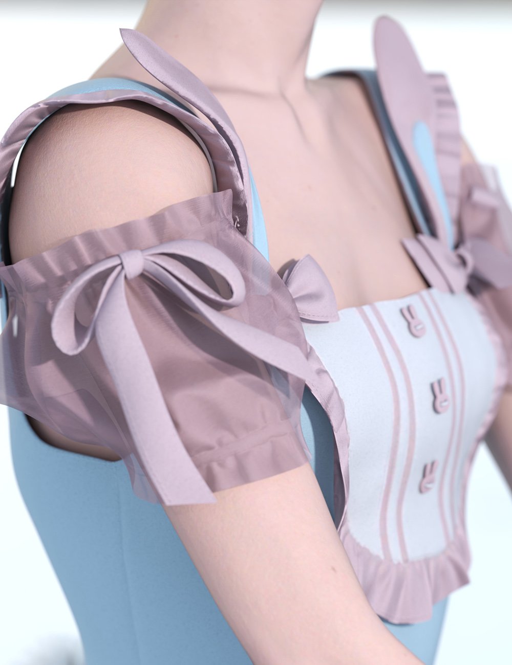 Princess Series Bunny Swimsuit by: Princess, 3D Models by Daz 3D