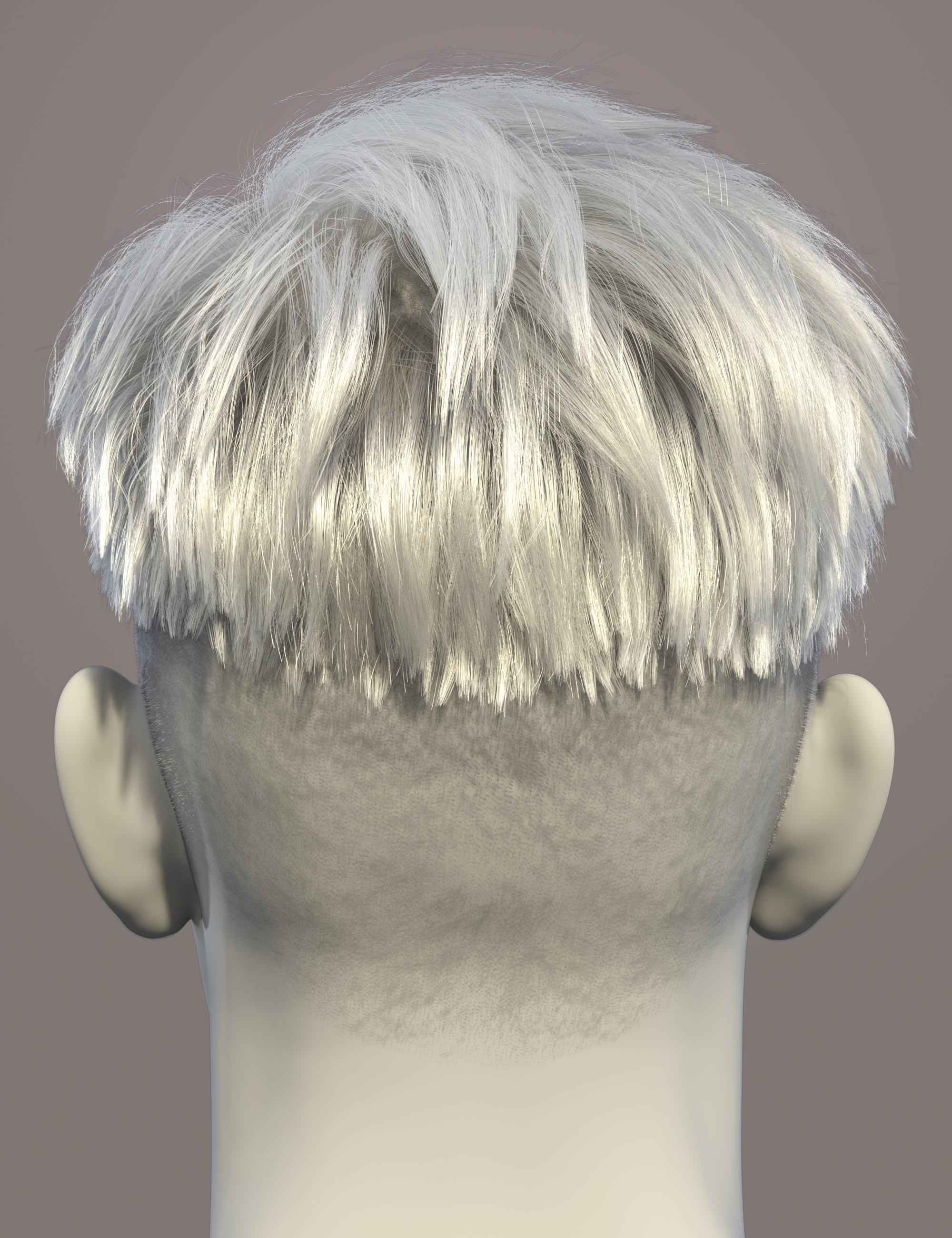 dForce Strand-Based FE Classical Undercut Hair for Genesis 9 | Daz 3D