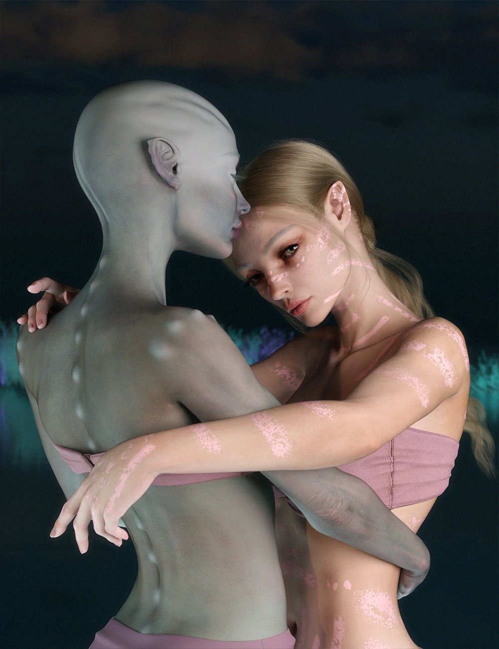 Sadora Alien Plus for Genesis 9 Feminine by: Chrryt, 3D Models by Daz 3D