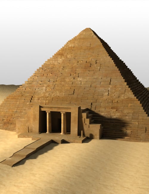 Egyptian Pyramid by: Cornucopia3D, 3D Models by Daz 3D
