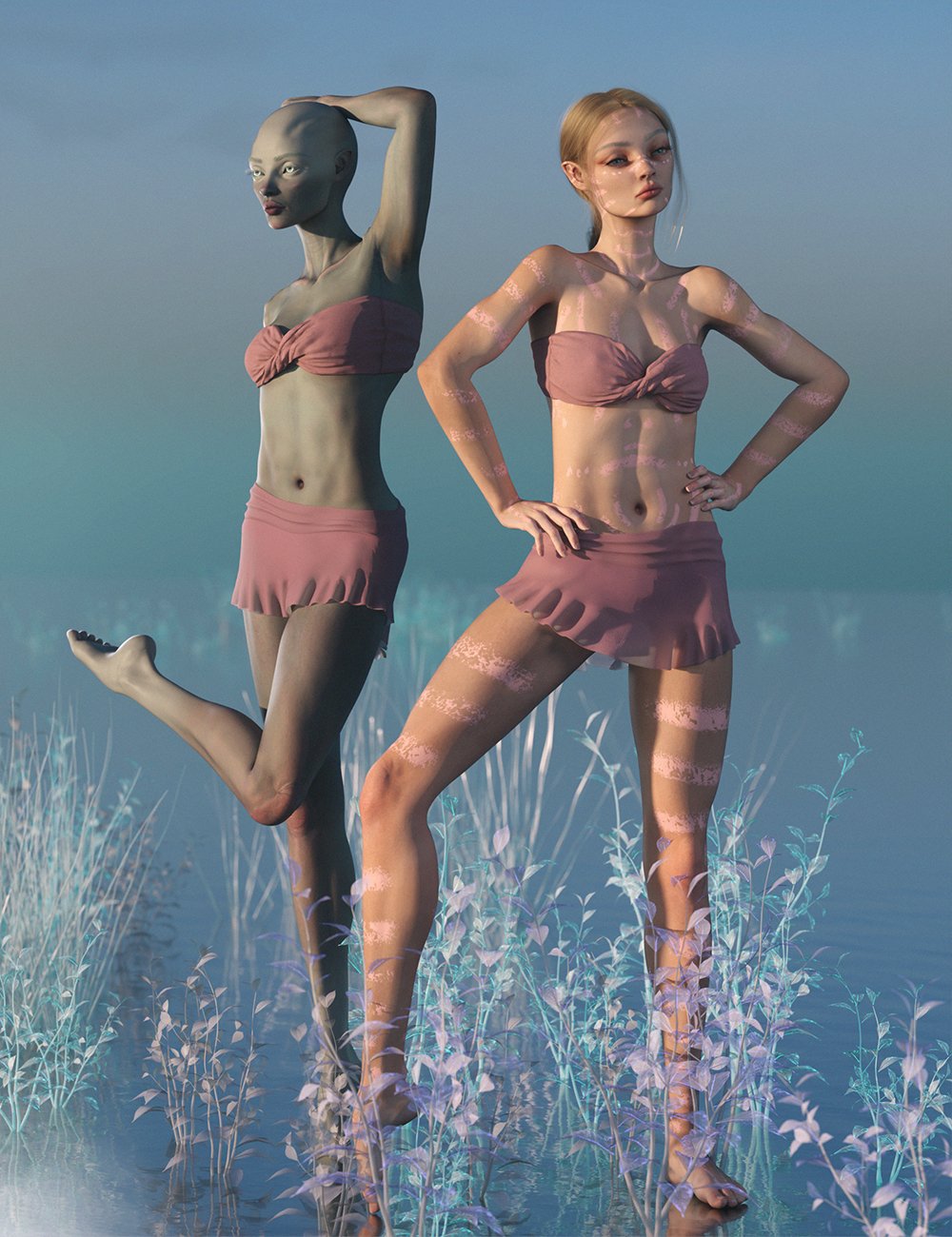 Ballare Poses and Expressions for Genesis 9 by: Chrryt, 3D Models by Daz 3D