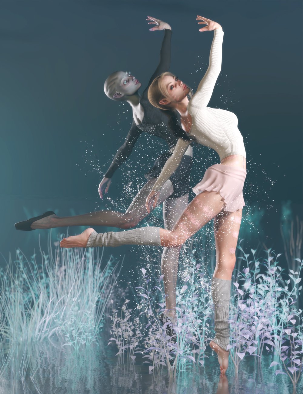 The Nebula Pirouette Sadora Character Bundle by: Chrryt, 3D Models by Daz 3D