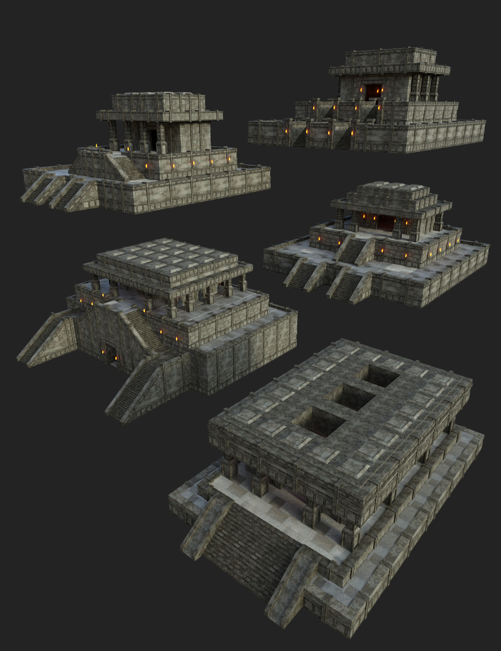 Ancient Temples 1 | Daz 3D