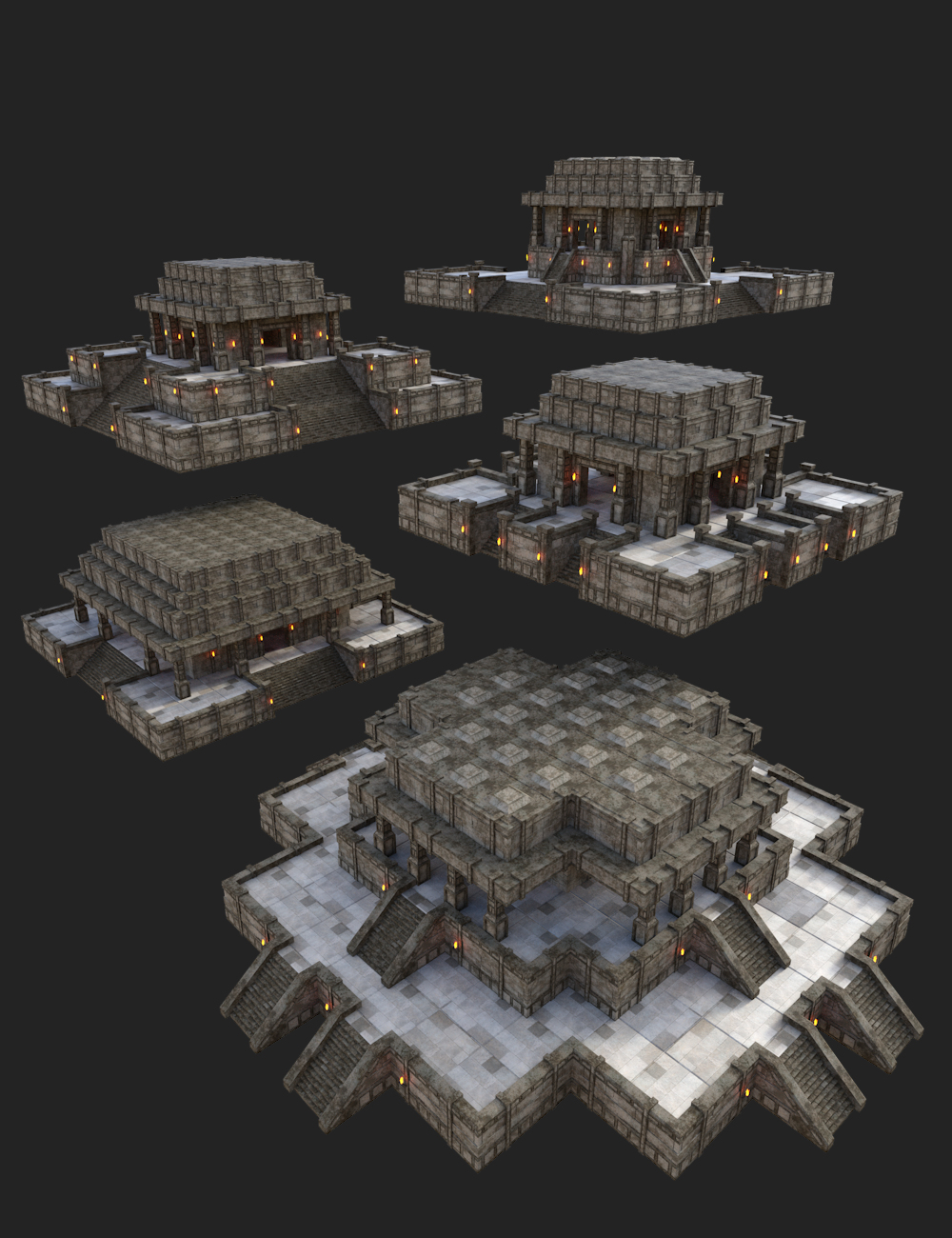 Ancient Temples 2 | Daz 3D