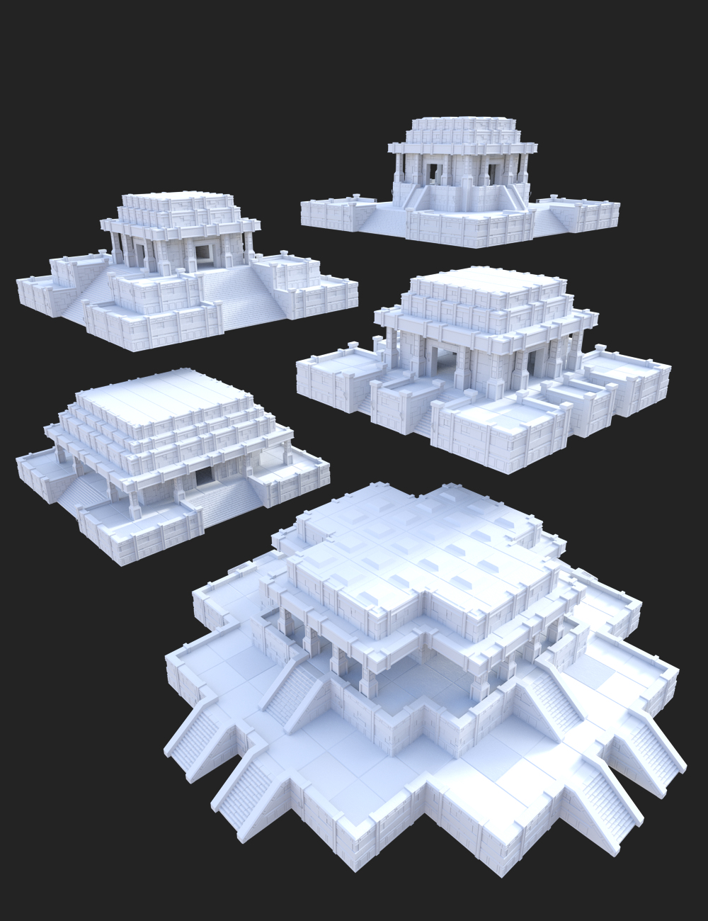 Ancient Temples 2 | Daz 3D