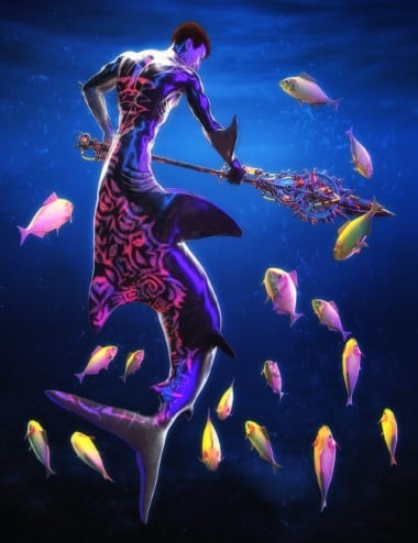 FPE Shark Tail for Genesis 9 | Daz 3D