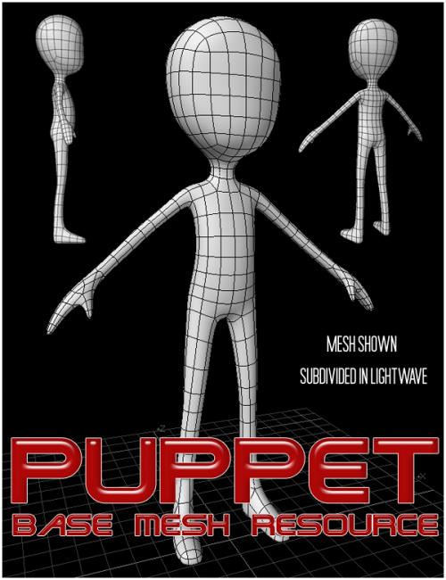 Puppet - Merchant Resource Base Mesh by: , 3D Models by Daz 3D