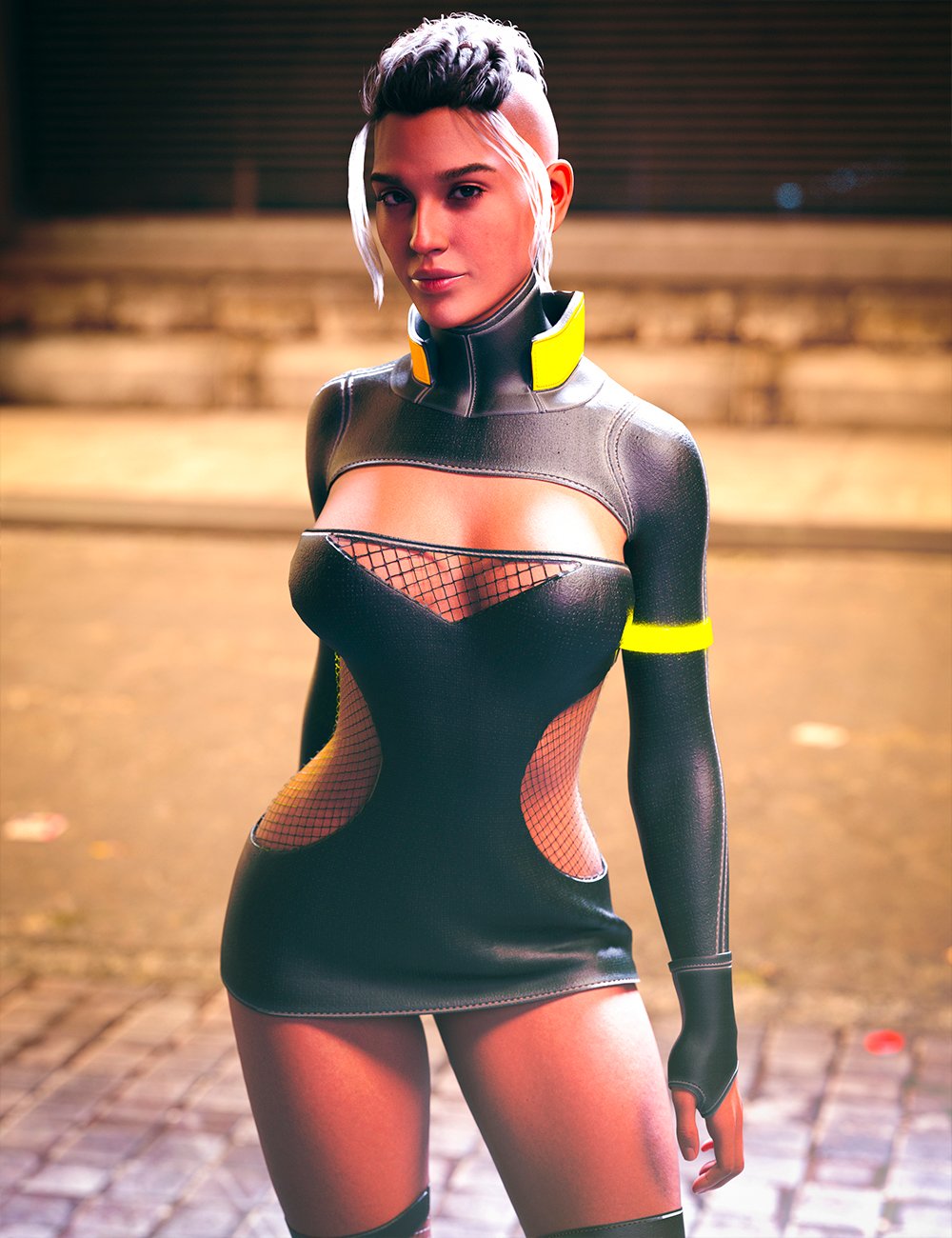 M3D dForce Neorift Outfit for Genesis 9 by: Matari3D, 3D Models by Daz 3D