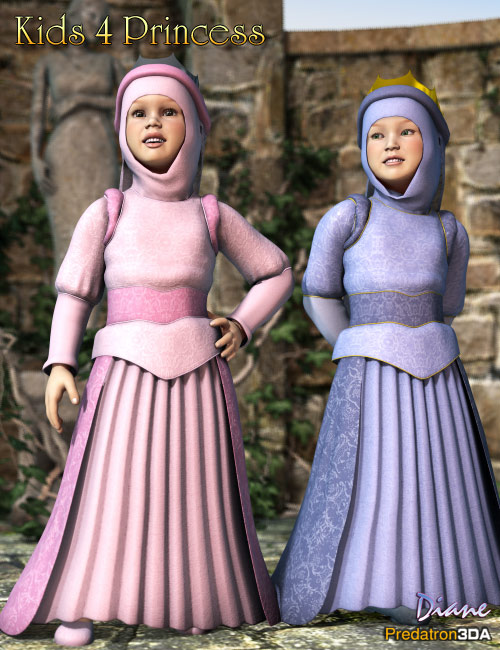 Kids 4 Princess by: DianePredatron, 3D Models by Daz 3D