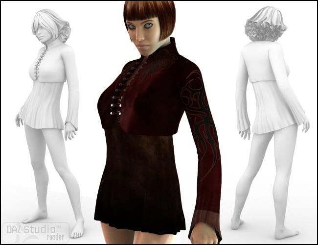 Fantasy Separates - Vol 4 by: Xena, 3D Models by Daz 3D