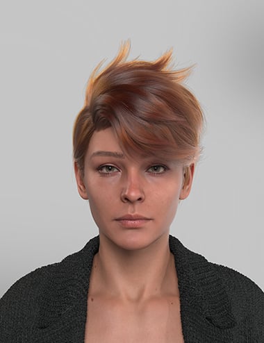 dForce XYZ Wan Hair for Genesis 9