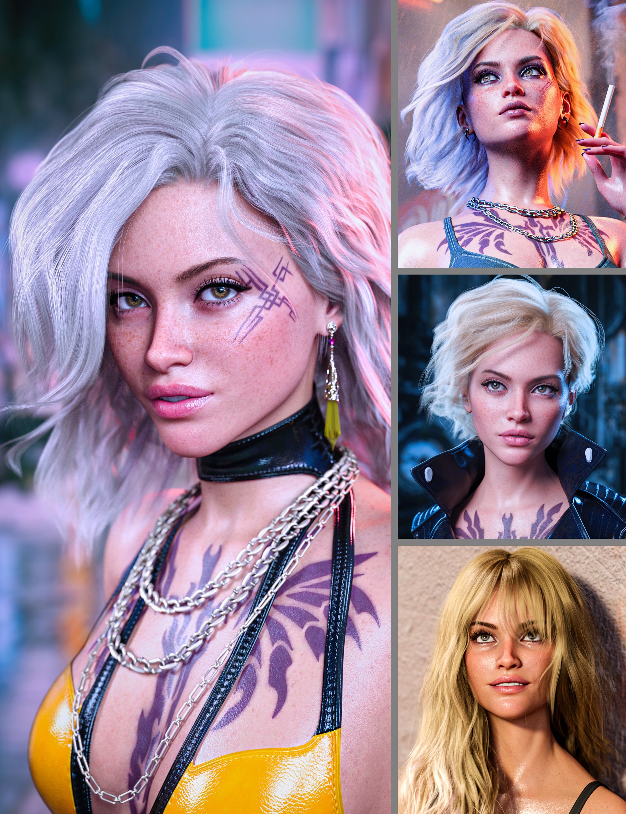 CJ Eska 8K HD For Genesis 9 by: Colm Jackson, 3D Models by Daz 3D