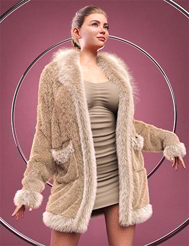 LI FUR for SU Fall Fashion Coat for Genesis 9
