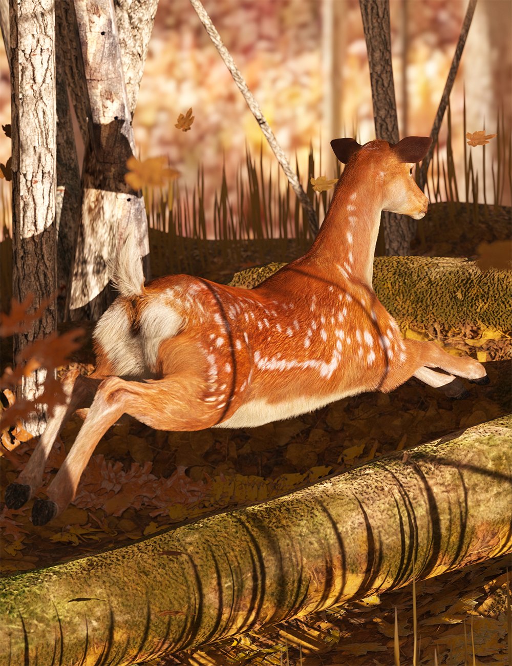 Deer Me Poses for DA Deer