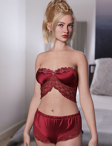 dForce Short Nighttime PJs for Genesis 9