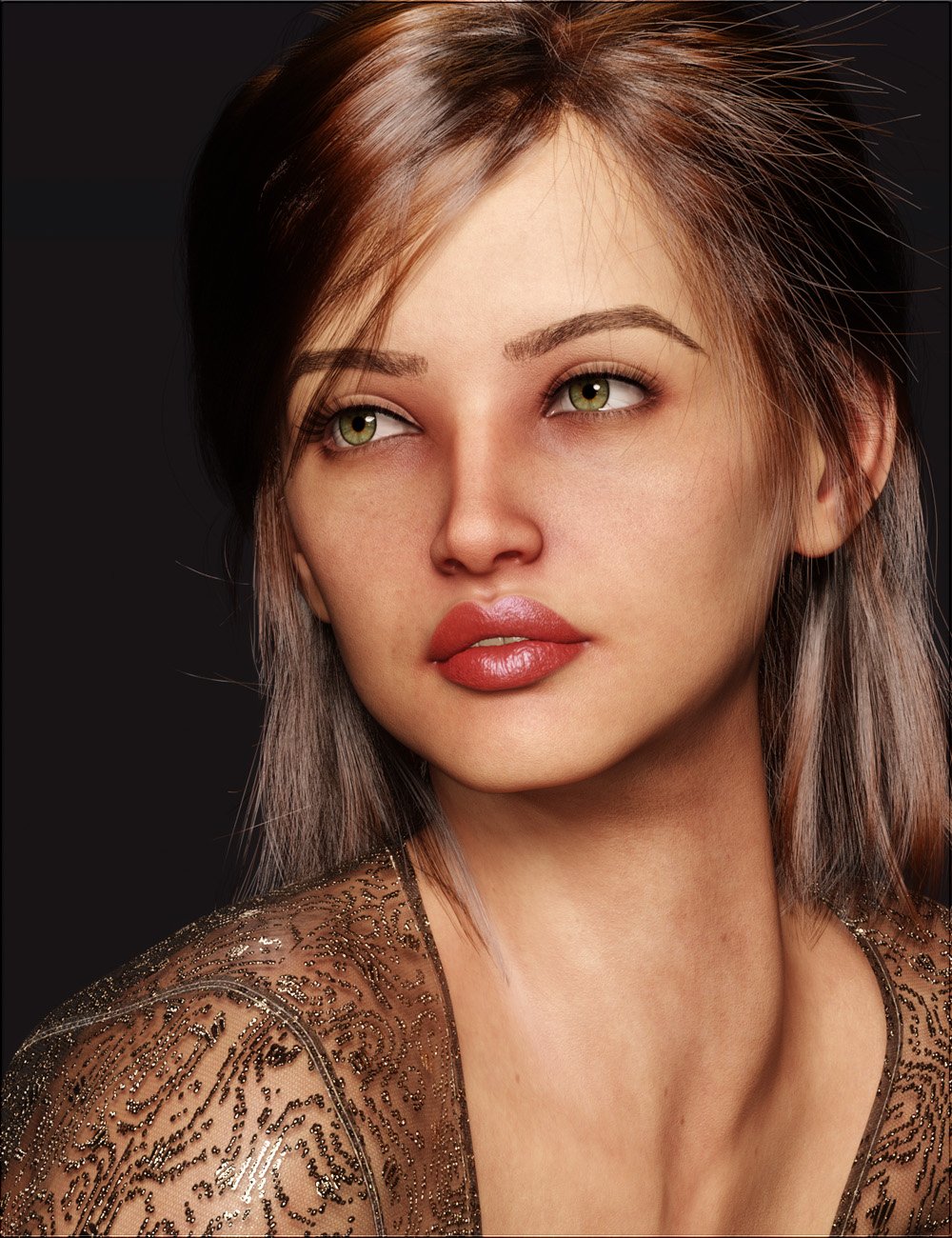 VYK Willow Character and Expressions for Genesis 9 by: vyktohria, 3D Models by Daz 3D