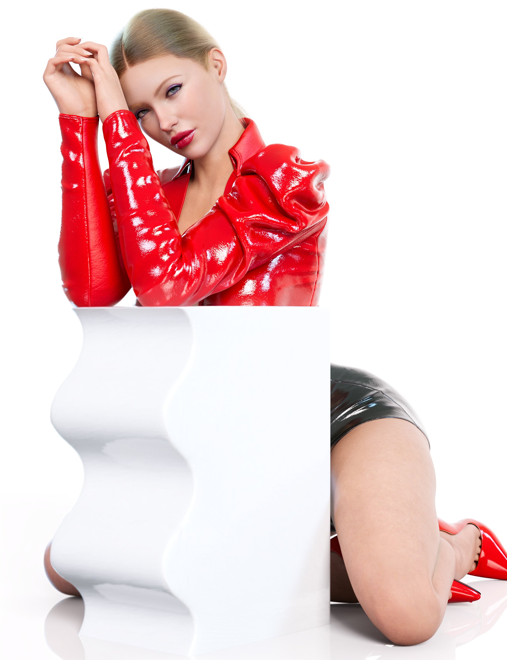 Z Feminine Leaning Pose Mega Set for Genesis 9 and 8 Female