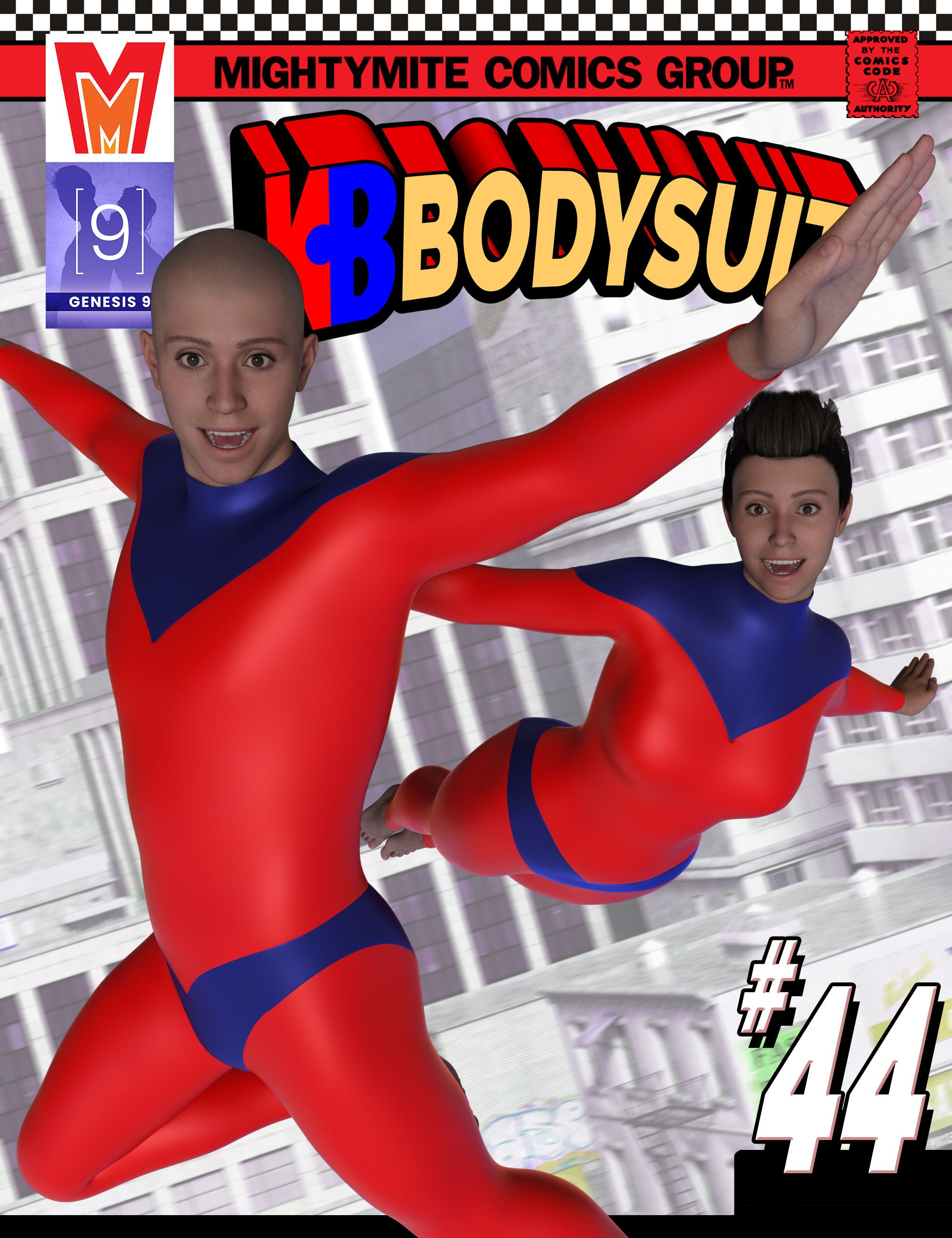 Bodysuit 044 MMKBGenesis 9 by: MightyMite, 3D Models by Daz 3D