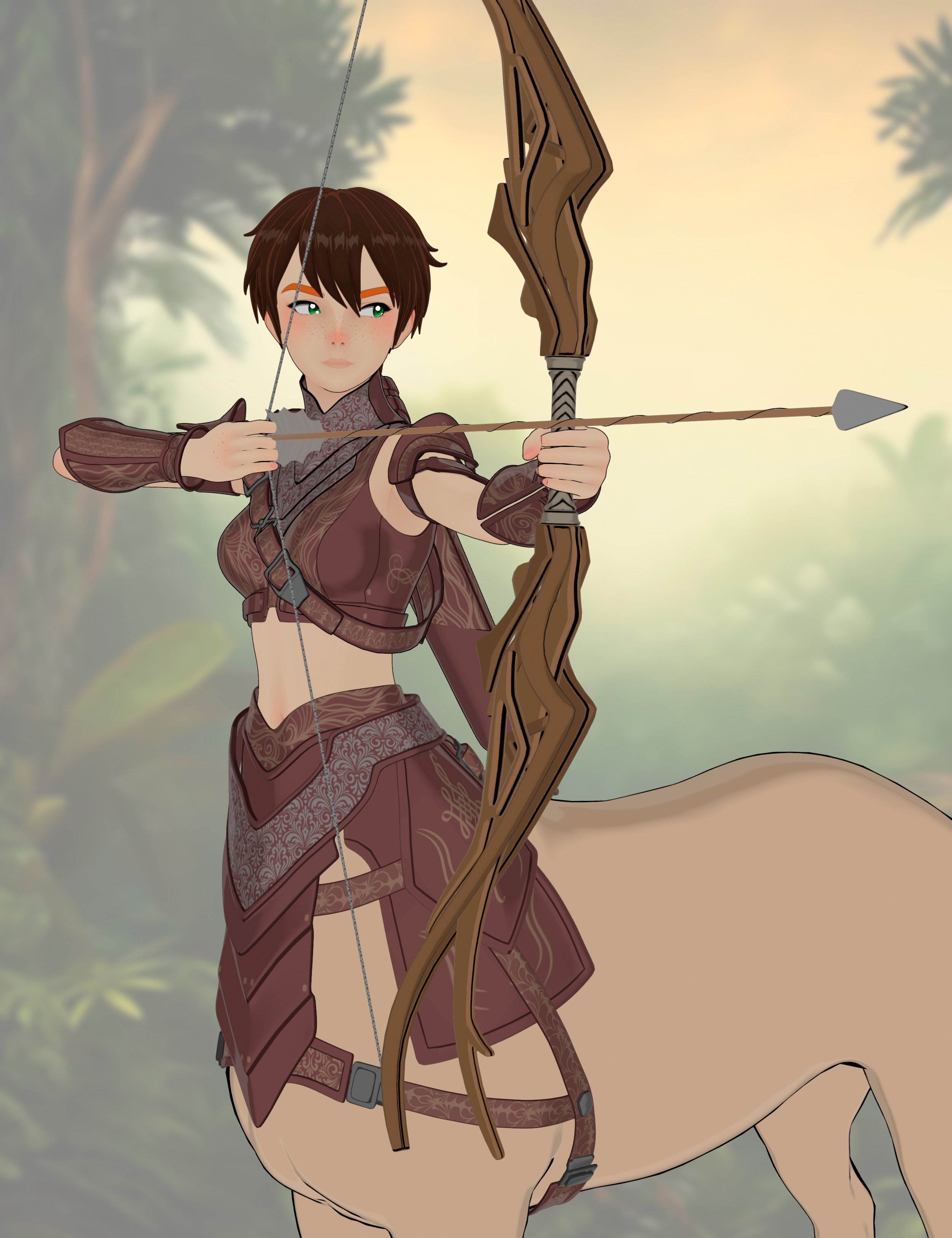 Fantastic Centaur Armor FilaToon Add-On by: fjaa3d, 3D Models by Daz 3D