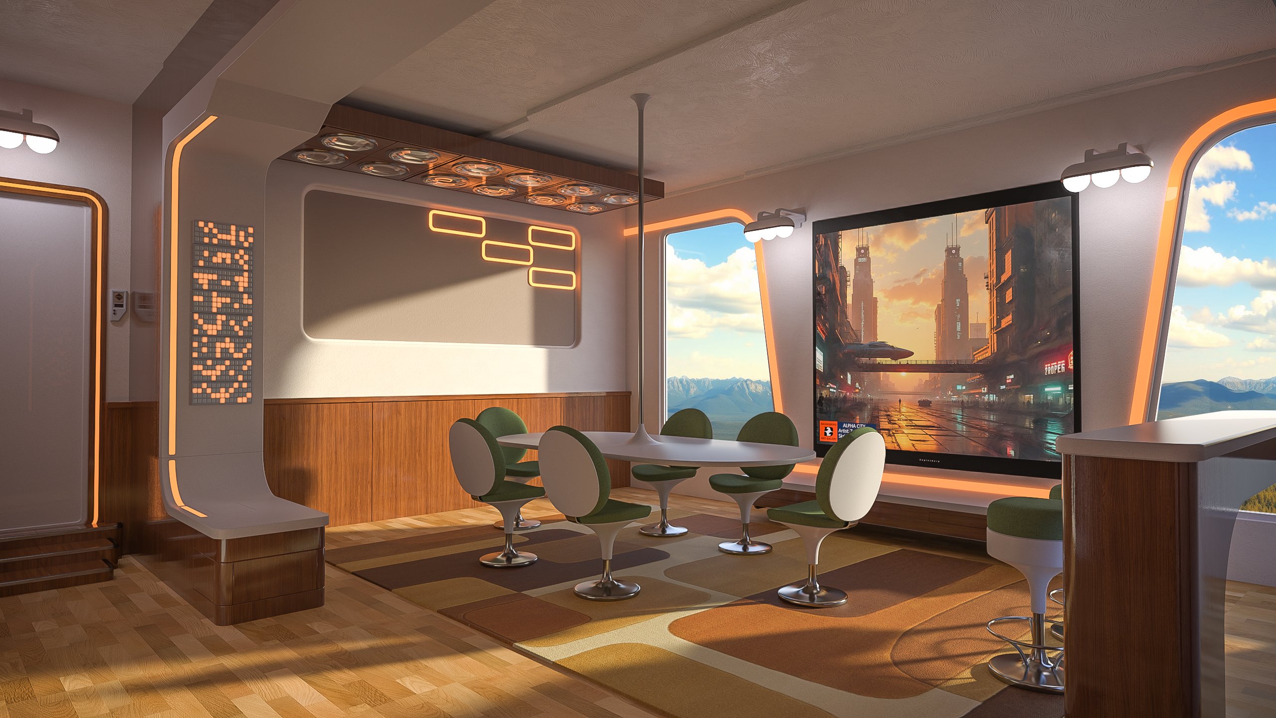 SE Futuristic Interior