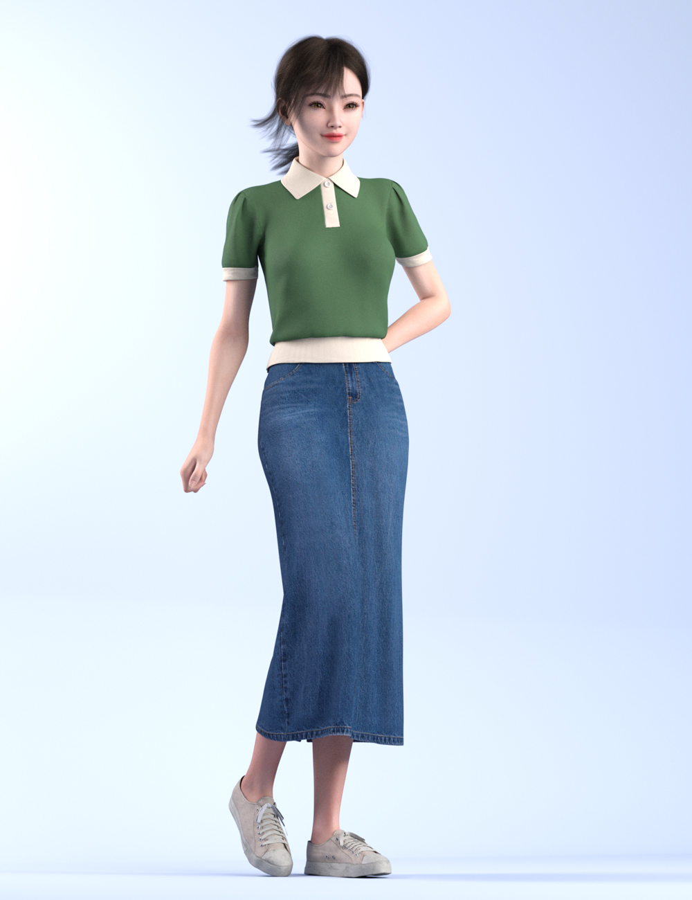 GENESIS DENIM SKIRT